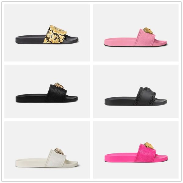2023 Luxury designer men sandal women&#039;s sandals summer flat shoes fashion beach women&#039;s slippers 35-46