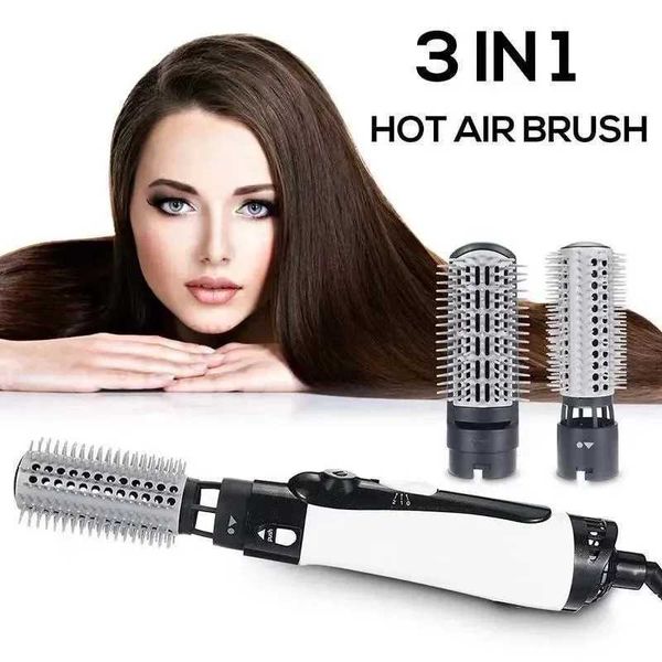 Hair Dryer Multifunctional 3-In-1 Electric Curler Brush Comb Hair Styling Tool Hot Air Straightener Dryer CombB240719