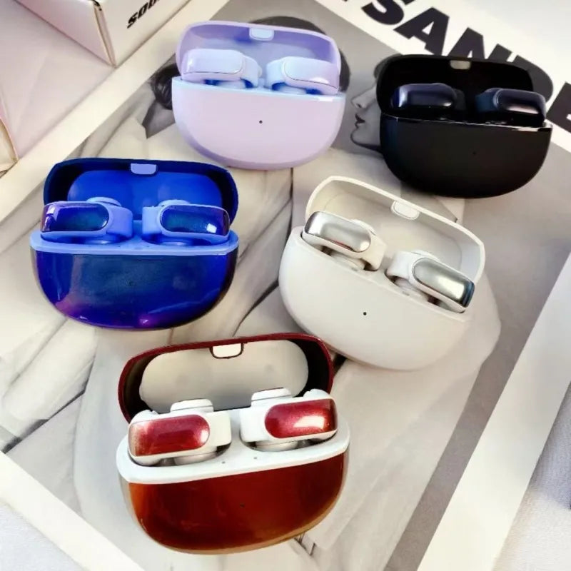 New Bluetooth 5.3 BS Ultra Open Earbuds V12 Wireless Earphones Tws Sport Earbuds HD Mic Call Ear Clip Waterproof In Ear Touch Control Gaming Earphon