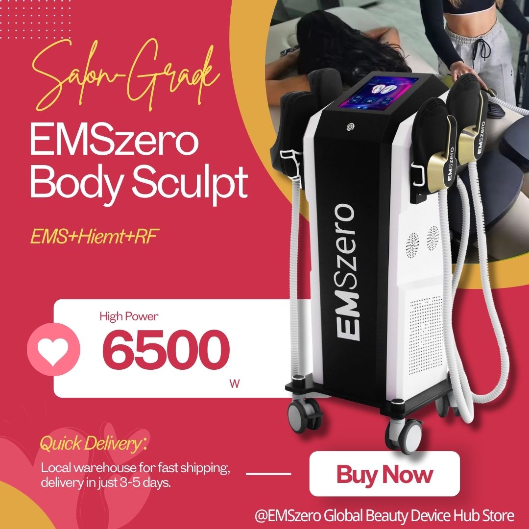 EMS RF Electrical Muscle Stimulation 6500W High Power Body Shaping Machine EMSzero Slimming and Core Strength