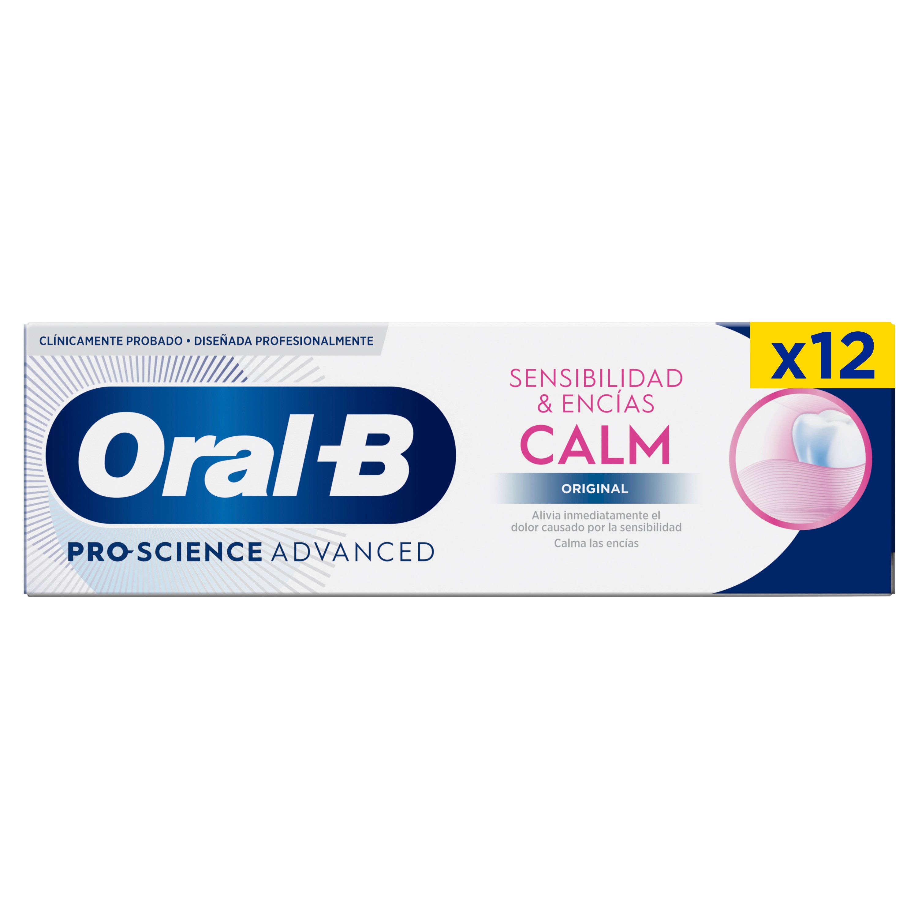 Oral-B Pasta de Dientes Sensibilidad y Encías Calm - Pack de 12