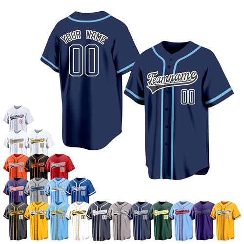 Team Name Custom Men Baseball Jersey Softball T Shirts Women Color 31
