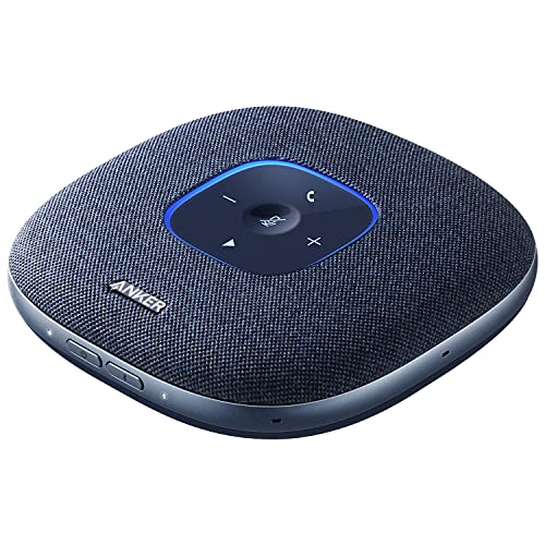 Anker PowerConf S3 Bluetooth Speakerphone with Six Built-in Microphones, Improved Sound Recording, 24 Hours of Call Time, App Control, Bluetooth 5, US