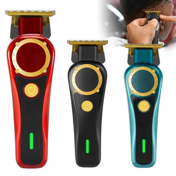 Scissors Shears Professional electric hair clipper cordless USB charging hair clipper mens beauty kit G240529