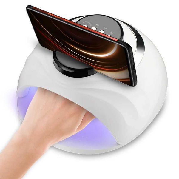 168W M5 PLUS UV LED lamp for processing nail lamp nail dryer for curing UV gel varnish nail tool with LCD display sensor M241123