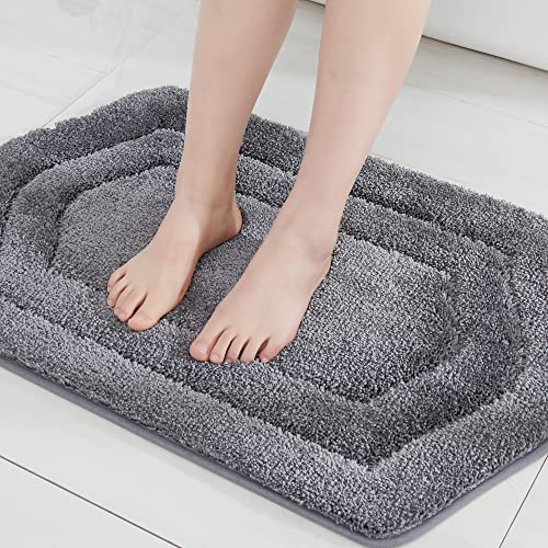 COSY HOMEER Extra Thick Bath Rugs for Bathroom - Anti-Slip Bath Linen Sets Mats Soft Plush Yarn Shaggy 100% Strong Polyeste Living Room Bedroom Water