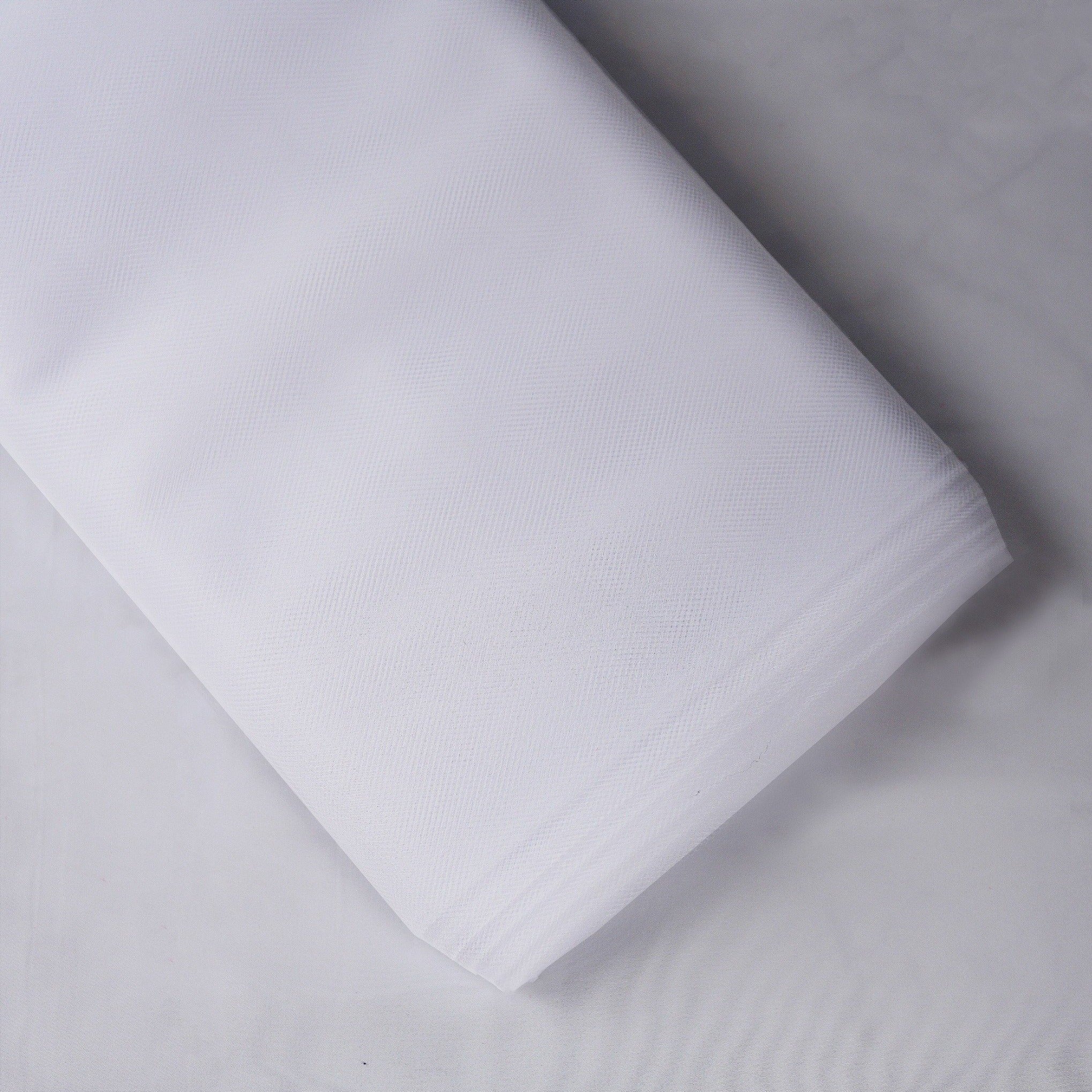 TEMU 1pc 54" X 40 Yards, White Tulle, White Fabric Tulle Roll, Fabric Tulle Bolt For Garden Netting, Diy Tutu Skirt, Wedding And Decoration