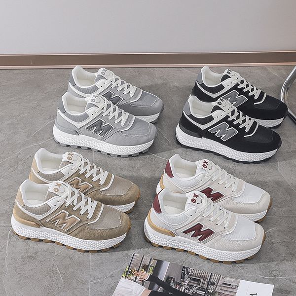 free shipping 2025 new designer shoes women men shoes sneakers sports black grey brown shoes running shoes breathable athleisure runners tra