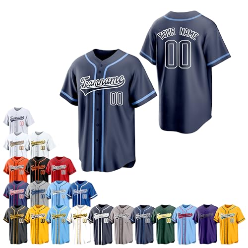 Team Name Custom Men Baseball Jersey Softball T Shirts Women Color 29