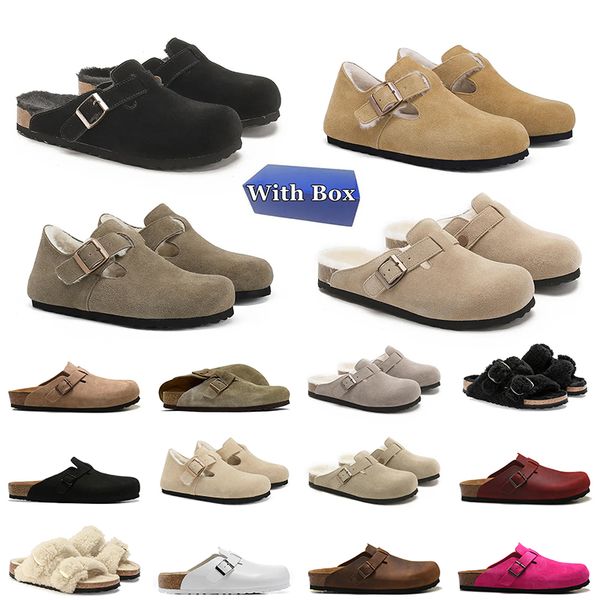 Free Shipping Designer slippers slides shoes clogs sandals for mens womens winter snow fuzzy birkinstocksandals Flip Flops sandal slipper