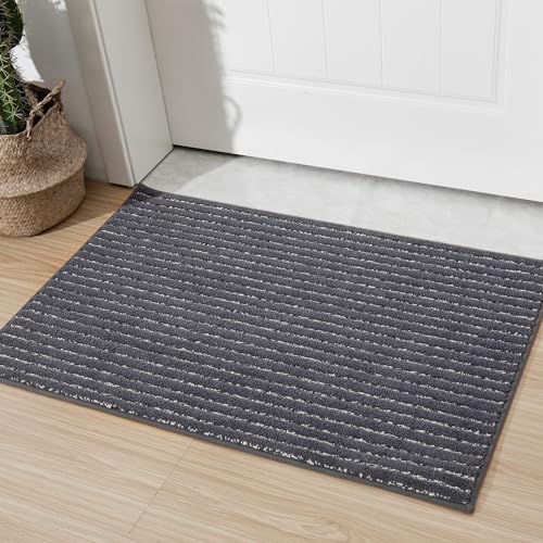 COSY HOMEER Indoor Door Mat Floor Mats Dirt Trapper Wet Shoes and Paws, Front Door Outside Entry Welcome Outdoor Entrance Dog Cat Mat, Anti Slip Washa