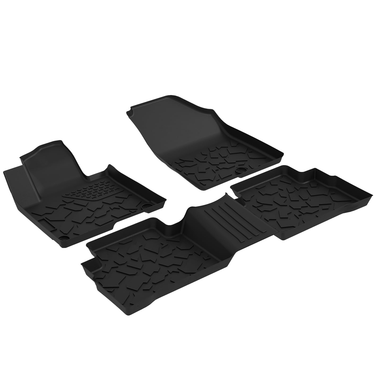 Garvee Kia Sporage 2023 Floor Mats Premium All Weather Anti-Slip TPE Car Interior Accessories