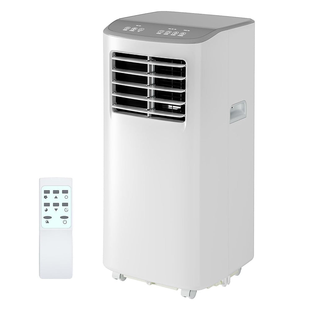 Garvee 8000 BTU Portable Air Conditioner, 3-in-1 Dehumidifier Fan, 24h Timer, Cools 350 Sq Ft, Remote Control, Efficient Cooling for Bedroom Home Whit