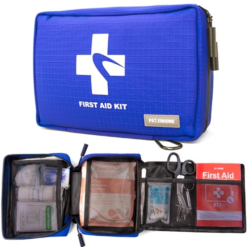 300 PCS First Aid Kit for Home, Car, Travel, Camping, Hiking, Truck, Office, Businesses, Sports & Outdoor, Premium Waterproof Compact Trauma Medical K