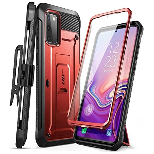 SUPCASE for Samsung Galaxy S20 FE 5G Case with Screen Protector (Unicorn Beetle Pro), [Built-in Stand & Belt-Clip] Heavy Duty Full-Body Rugged Protect