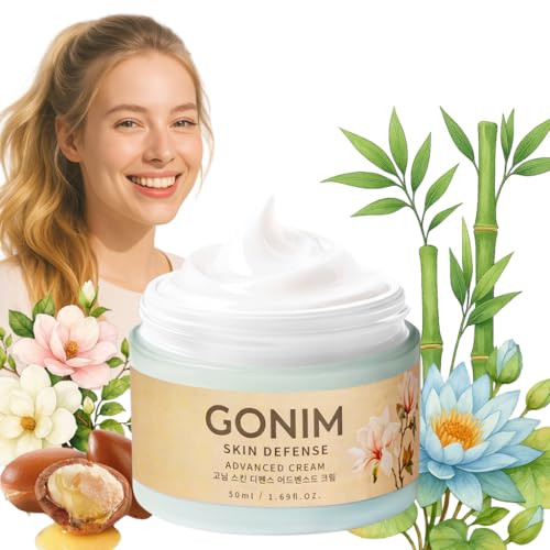 GONIM Face Moisturizer Korean Skin Care, Anti Aging Support with Collagen Activation,Skin Barrier Repair Face Cream, Daily Face Moisturizer for Dry, S