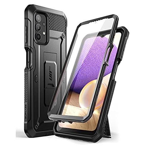 SUPCASE for Samsung Galaxy A32 5G Case with Screen Protector (Unicorn Beetle Pro), [Built-in Stand & Belt Clip] Heavy Duty Full-Body Shockproof Protec