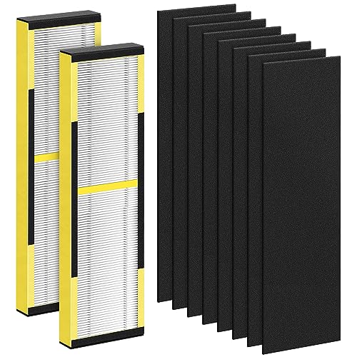 CHIVALZ FLT4825 Filter B Replacement for FLT4825 HEPA Replacement Filter, Compatible with Air Purifier AC4825 AC4300 AC4800 AC4900 AC4850, 2 Hepa Filt