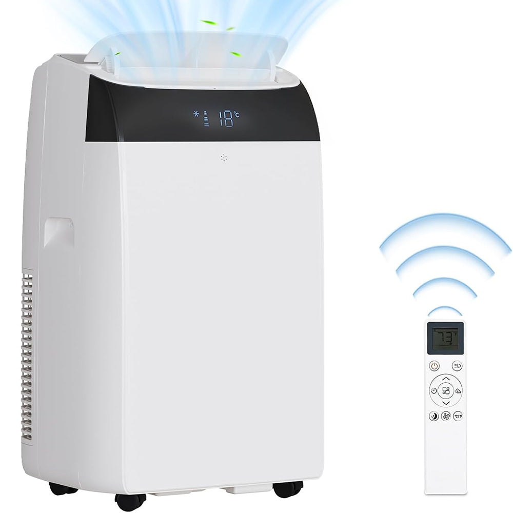 Garvee 12000 BTU 3-in-1 Portable AC Unit | Cools 550 sq.ft with Fast Auto Cooling | Quiet Air Conditioner with Dehumidifier for Bedroom & Living Room 