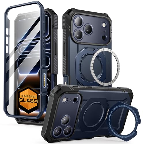 SUPCASE for iPhone 17 Pro Max Case (UBGrip Pro), [Built-in Tempered Glass Screen Protector & Stand] [Camera Control Cover] [Compatible with MagSafe] F