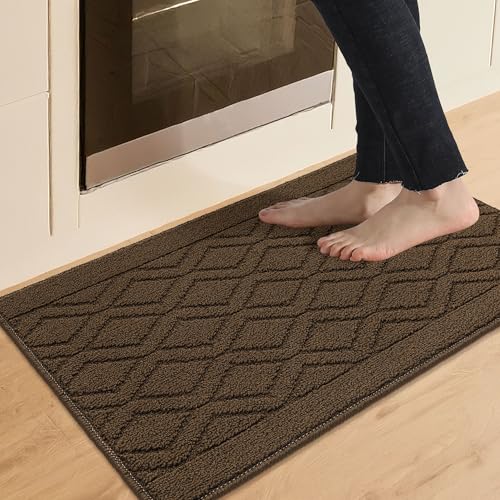 COSY HOMEER-Kitchen-Rugs-and-Mats 20"x32" Non Slip Kitchen Mats for Floor Absorbent Kitchen Rug Washable Kitchen Standing Floor Mat for Sink Mat,Throw