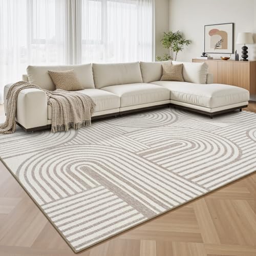 Textured Tufted Neutral 8x10 Area Rugs for Living Room Rug-Carpet Bedroom Nursery Rug Carpet Washable Rugs Farmhouse Modern Boho Luxury Cozy Comfortab