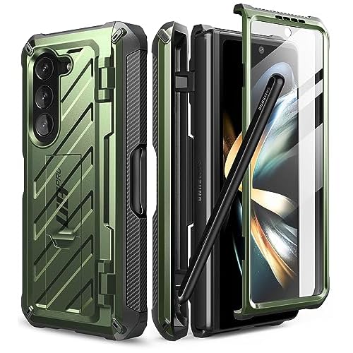 SUPCASE Unicorn Beetle Pro Case for Galaxy Z Fold 5 5G (2023), with Built-in S Pen Slot & Screen Protector & Kickstand Full-Body Dual Layer Rugged Cas