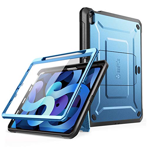 SUPCASE Unicorn Beetle Pro Series Case Designed for iPad Air 4 (2020) 10.9 Inch, with Pencil Holder & Built-in Screen Protector Full-Body Rugged Heavy