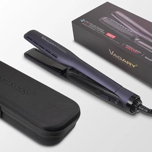 VAGARY Hair Straightener -Professional Air Straightener, Air Straight Drying and Hair Styling in One Step, 2 in 1 Hair Straightener with 3 Temperature