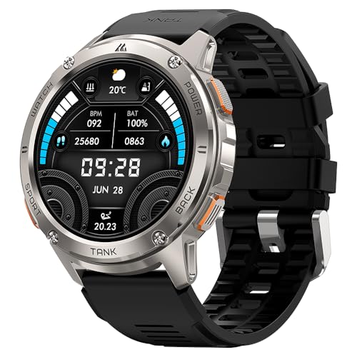 KOSPET Magic Smartwatch Herren mit GPS Series (Silver)