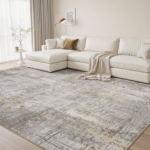 8 x 10 Area Rugs for Living Room, Machine Washable Non Slip Rug Ultra Soft Low Pile Indoor Carpet Modern Abstract Rugs for Bedroom Office Room Dining