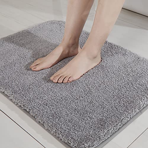 COSY HOMEER Extra Thick Bath Rugs for Bathroom - Anti-Slip Bath Mats Soft Plush Yarn Shaggy 100% Strong Mirco Polyeste Mat Living Room Bedroom Mat Flo
