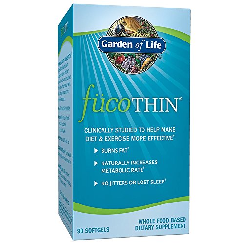 Garden of Life Fucoxanthin Supplements - FucoThin Diet Pill for Weight Loss, 90 Count Unflavored 90 Count (Pack of 1)