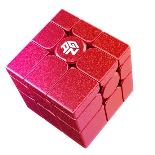 GAN Mirror Cube Zauberwürfel UV Coated 3x3x3, Magic Speedcube Mirror Zauberwürfel Original, 3D Puzzle Magischer Würfel mit Sticker für Kinder und