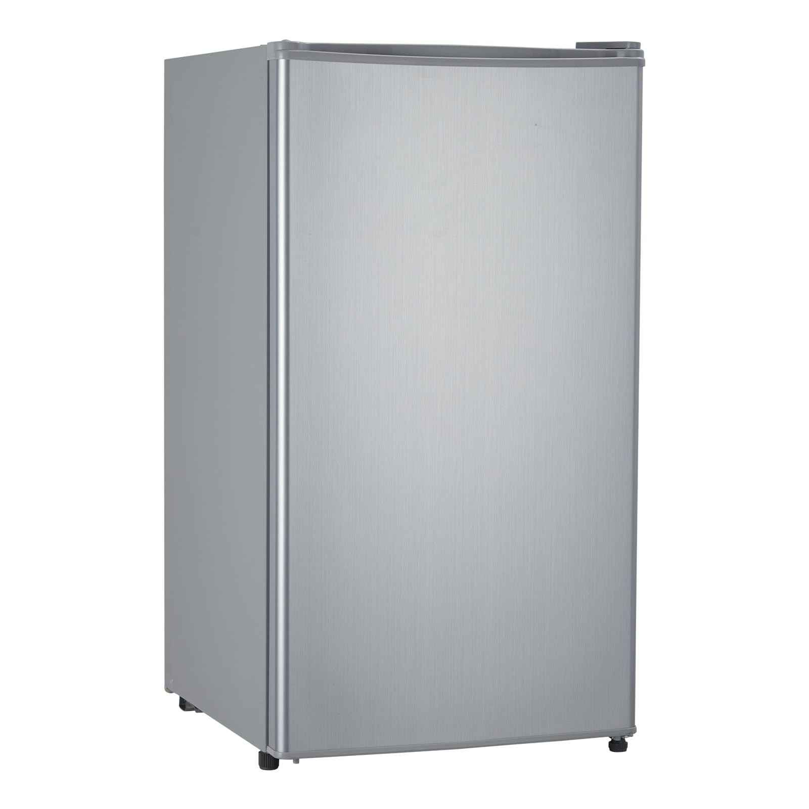 Garvee 91L Mini Refrigerator with Freezer Dual Storage Single Door Adjustable Thermostat Fresh Drawer Glass Shelves Ideal for Bedroom Cubicle Office
