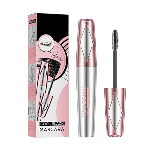 My Amazing Lashes Mascara,NEW 4D Silk Fiber Volume And Length,Waterproof & Sweatproof Long Lasting,Create Natural Look Of Lash Extensions (Black, 1PC)