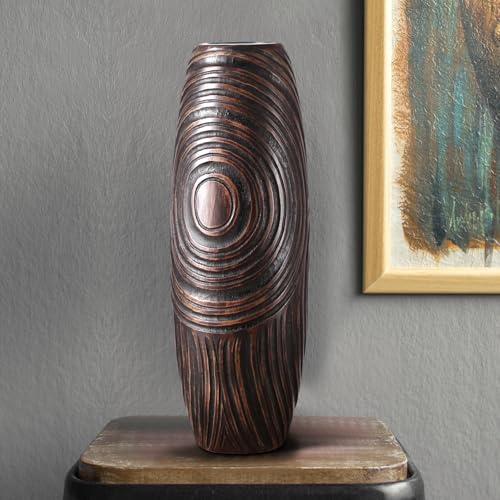 Resin Vase for Home Decor, Modern Minimalist Decorative Vase,Farmhouse Living Room Tabletop Bookshelf Decor, Dining Table Centerpiece Decorative Vases