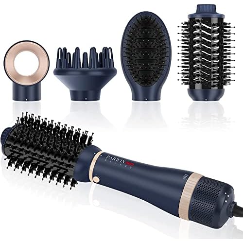 4 in 1 Hair Dryer Brush Set, Multi Air Styler with 4 Attachments as Hairdryer, Hot Air Brush, Hair Diffuser, Hot Brush for Hair Styling, Ionic Care Fr