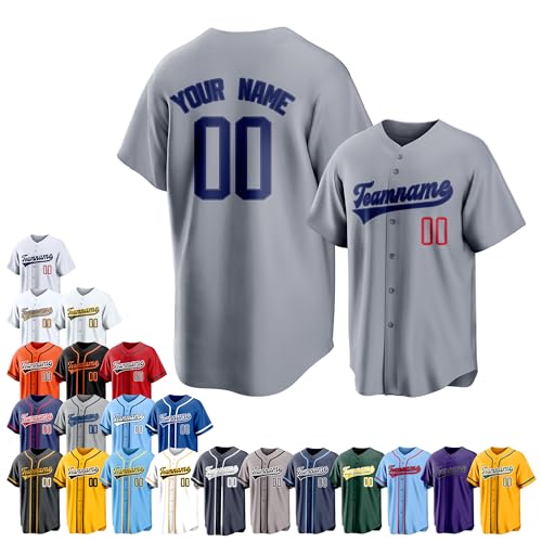 Team Name Custom Men Baseball Jersey Softball T Shirts Women Color 33