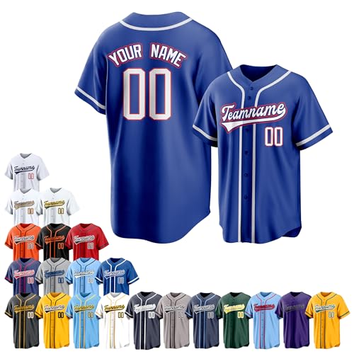 Team Name Custom Men Baseball Jersey Softball T Shirts Women Color 20