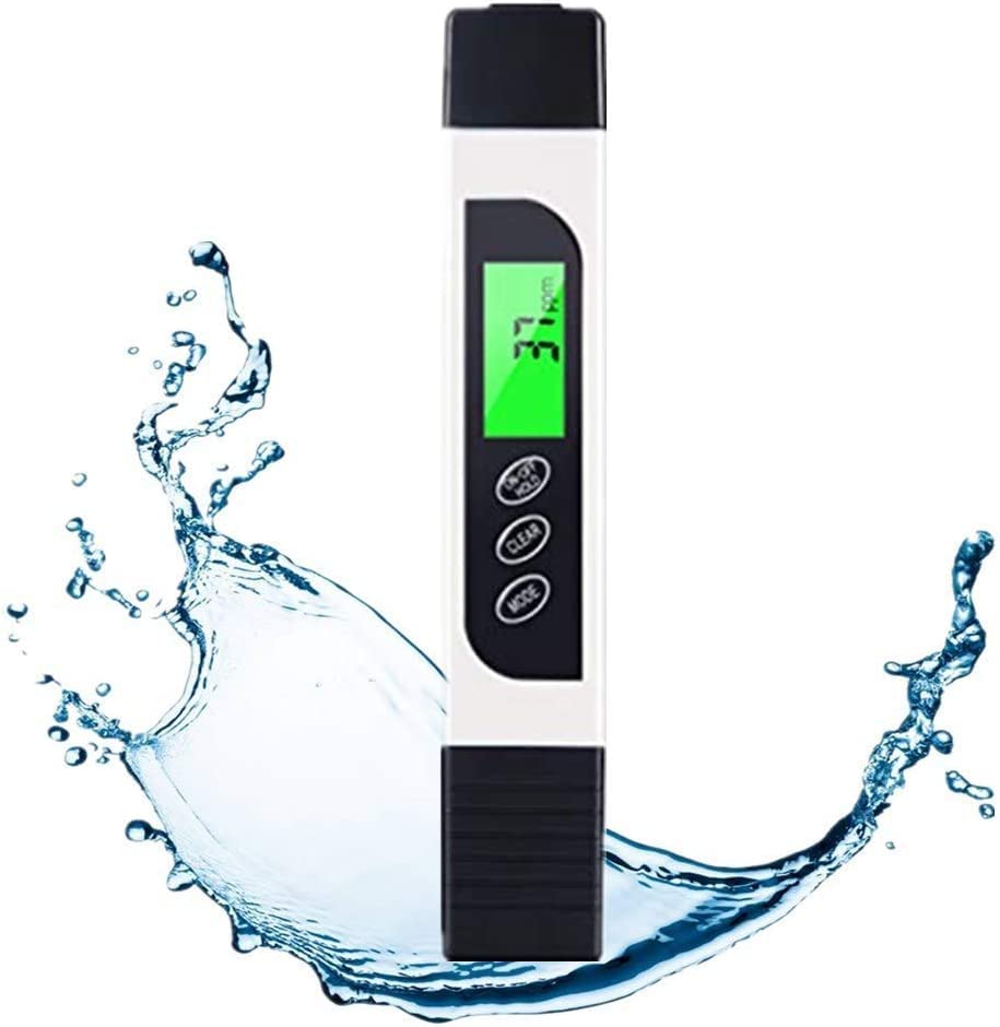 Garvee Water Quality Tester, Garvee TDS Meter, EC Meter & Temperature Meter 3 in 1, 0-9990ppm, Ideal Water Test Meter for Drinking Water, Aquariums, e