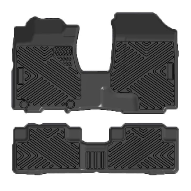Garvee Floor Mats for 2007-2011 Honda CRV Anti Skid Heavy Duty Waterproof Floor Liners Black Full Set