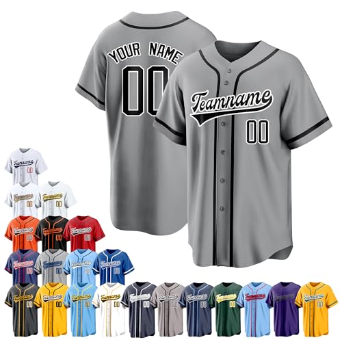 Team Name Custom Men Baseball Jersey Softball T Shirts Women Color 34