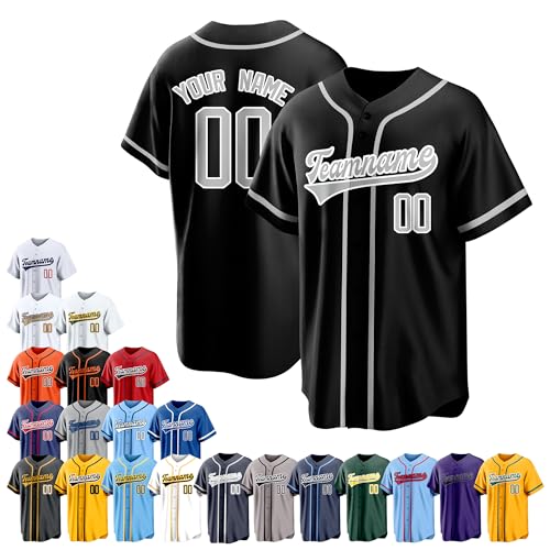 Team Name Custom Men Baseball Jersey Softball T Shirts Women Color 8