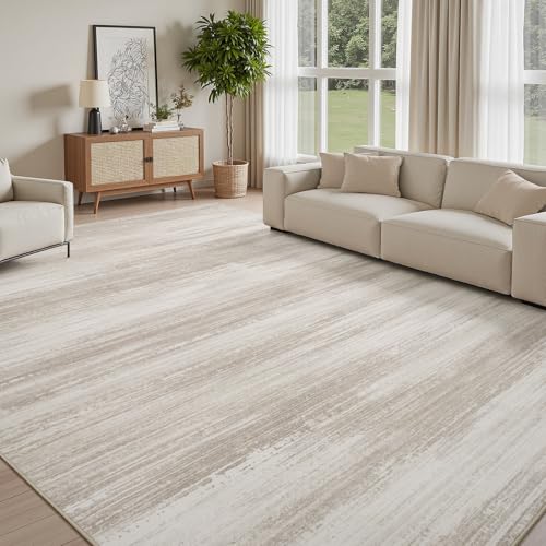 PADOOR Modern Abstract Area Rug - 5x7 Washable Rugs Non-Slip, Large Rug Ultra Soft Low Pile Rugs for Living Room Bedroom Dining Room Nursery Room Play