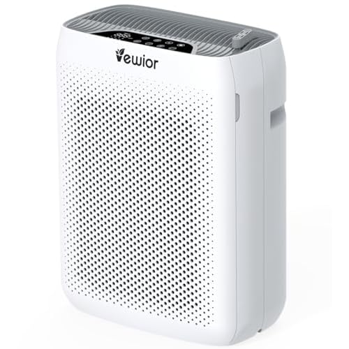 VEWIOR Air Purifiers for Home Large Room Up to 3000Sq.ft, H13 HEPA Filter Air Purifier for Bedroom with PM2.5 Display Air Quality Sensor, Sleep Mode,