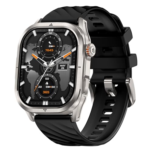 KOSPET Magic P10 Smartwatch Herren Damen mit GPS,50 Tage Akku, 1,96" AMOLED, 5ATM wasserdichte Fitnessuhr mit SPO₂,Herzfrequenz- & Schlaftracker, ko