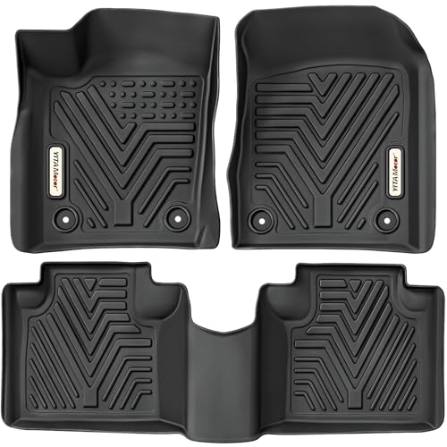 YITAMOTOR All Weather Floor Mats for 2022 Jeep Grand Cherokee WK, 2016-2021 Jeep Grand Cherokee-Dodge Durango, Custom Fit Floor Liners for 1st & 2nd R