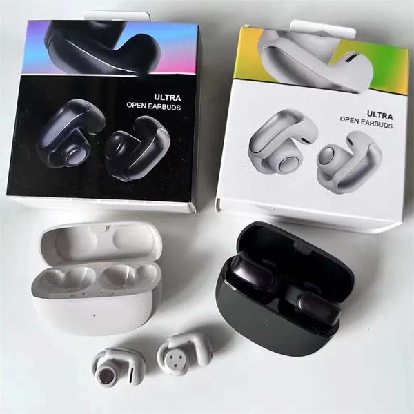 Ultra BS Wireless Headphones Open Noise Cancelling Clip On Earphones Sports Waterproof Bluetooth Earbuds Hanging Space Audio In Ear Headsets