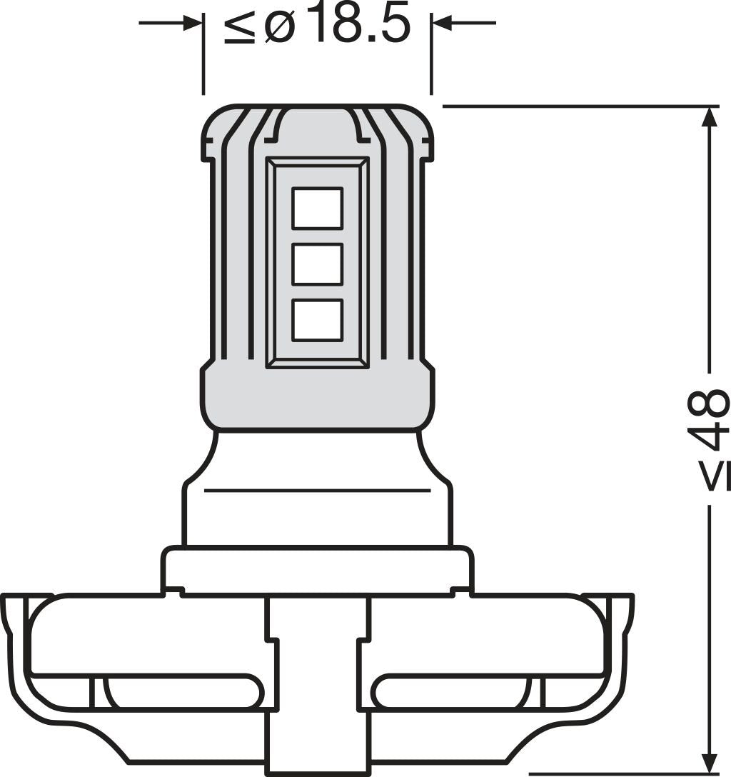 Bulb, direction indicator OSRAM 5201DWP-1BL